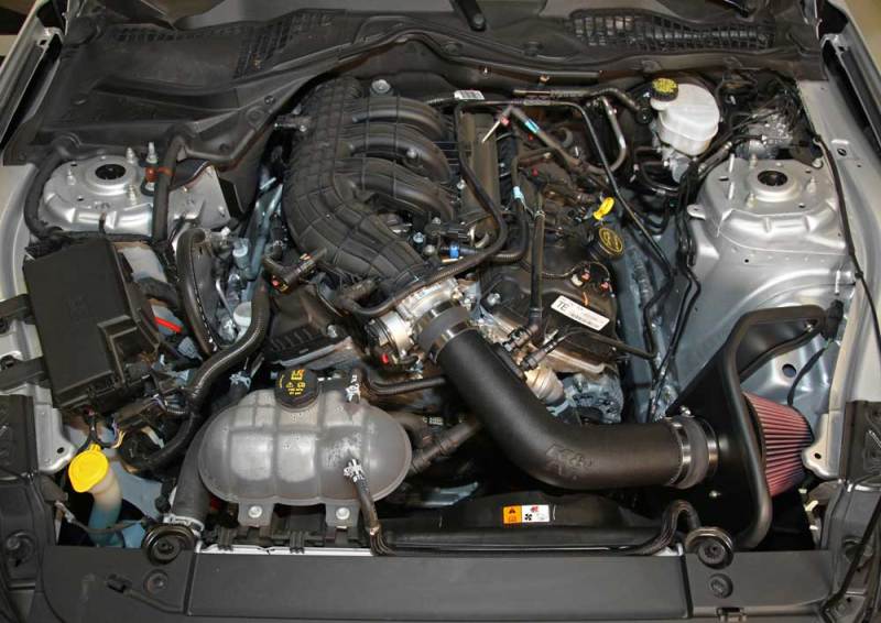 K&N 15-17 Ford Mustang 3.7L V6 F/I Performance Intake Kit - Blais Performance Parts