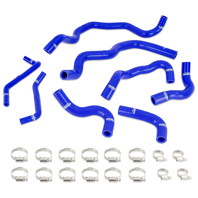 Mishimoto 2016+ Infiniti Q50/Q60 3.0T Ancillary Coolant Hose Kit - Blue - Blais Performance Parts