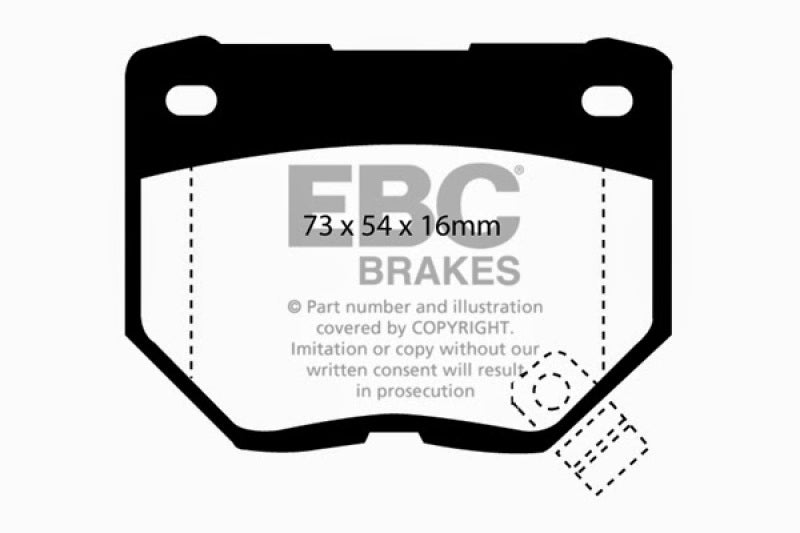 EBC 98-03 Nissan Skyline (R34) 2.5 GT (200) Greenstuff Rear Brake Pads - Blais Performance Parts