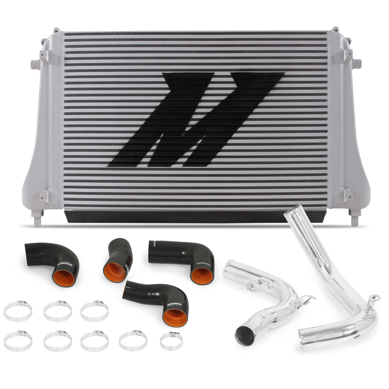 Mishimoto 2015+ VW MK7 Golf TSI / GTI / R Performance Intercooler Kit w/ Pipes (Polished) - Blais Performance Parts