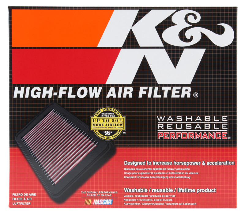 K&N 19 Porsche 911 3.0L H6 F/I Drop In Replacement Air Filter - Blais Performance Parts