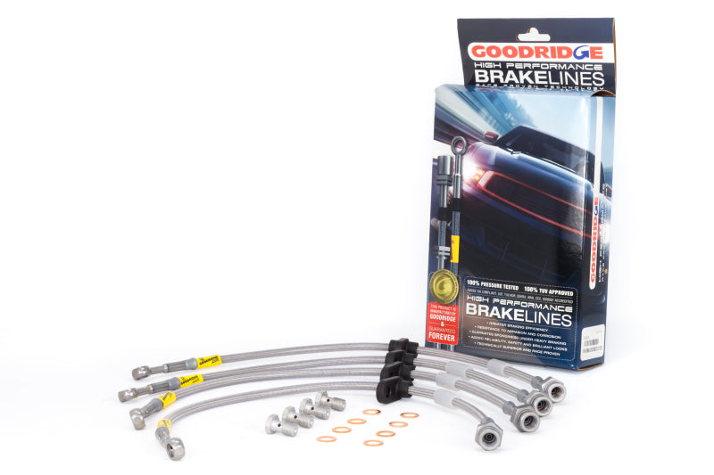 Goodridge 98-00 Honda Accord w/ Rear Disc Brake Lines - Blais Performance Parts