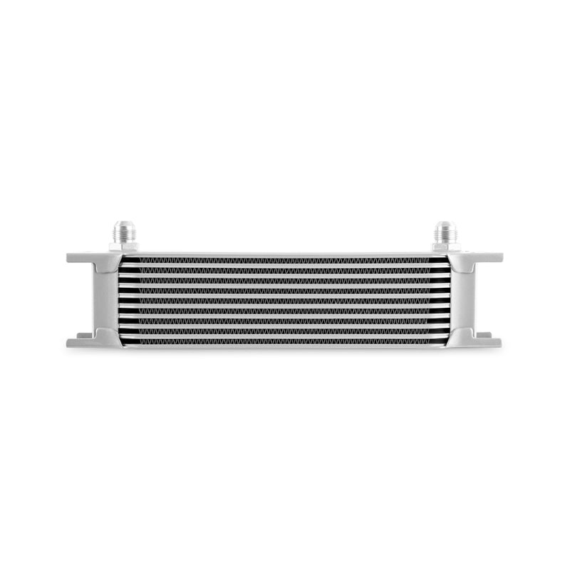 Mishimoto Universal -8AN 10 Row Oil Cooler - Silver - Blais Performance Parts