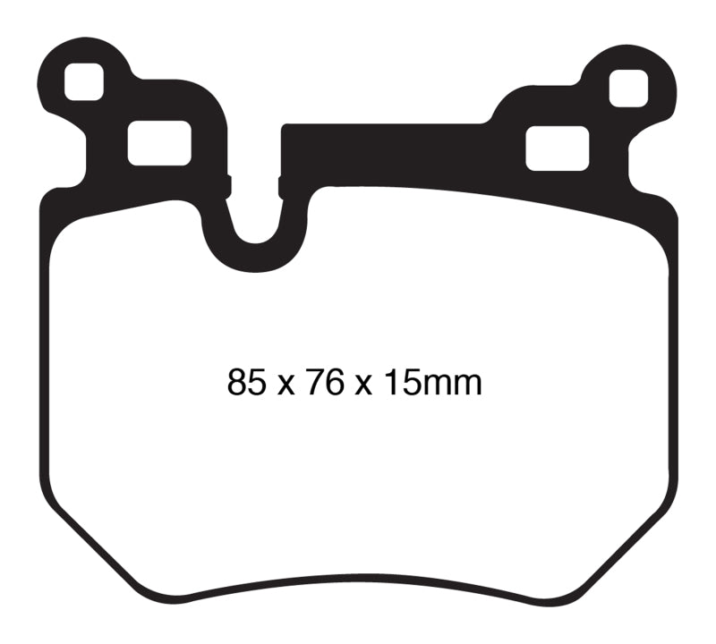 EBC 08-10 BMW 135 3.0 Twin Turbo Yellowstuff Rear Brake Pads - Blais Performance Parts