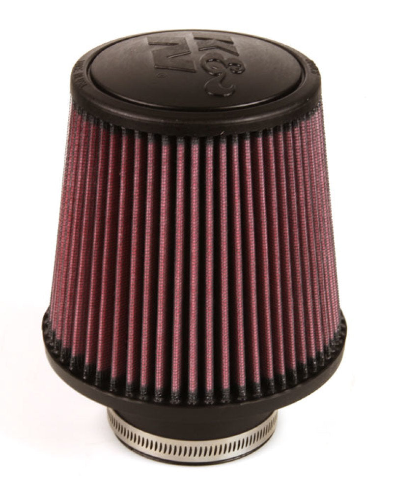 K&N Universal Rubber Filter - Round Tapered 6in Base OD x 3in Flange ID x 6in H - Blais Performance Parts