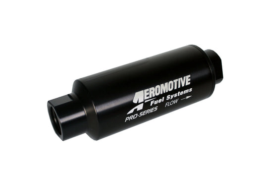 Aeromotive Pro-Series In-Line Fuel Filter - AN-12 - 100 Micron SS Element - Blais Performance Parts