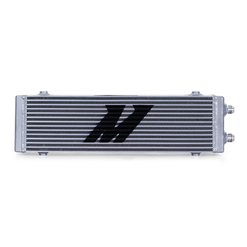 Mishimoto Universal Large Bar and Plate Dual Pass Silver Oil Cooler - Blais Performance Parts