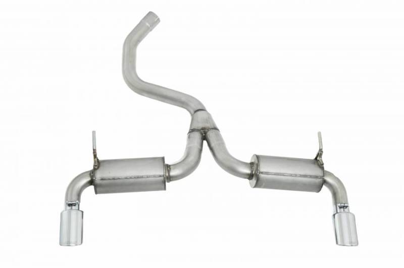 Gibson 14-20 Jeep Cherokee 3.2L 2.5in/2.25in Cat-Back Dual Split Exhaust - Stainless - Blais Performance Parts