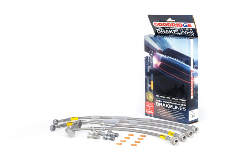 Goodridge 11-15 Jeep Grand Cherokee (Non SRT 8) / 11-15 Dodge Durango (All Models) SS Brake Lines - Blais Performance Parts