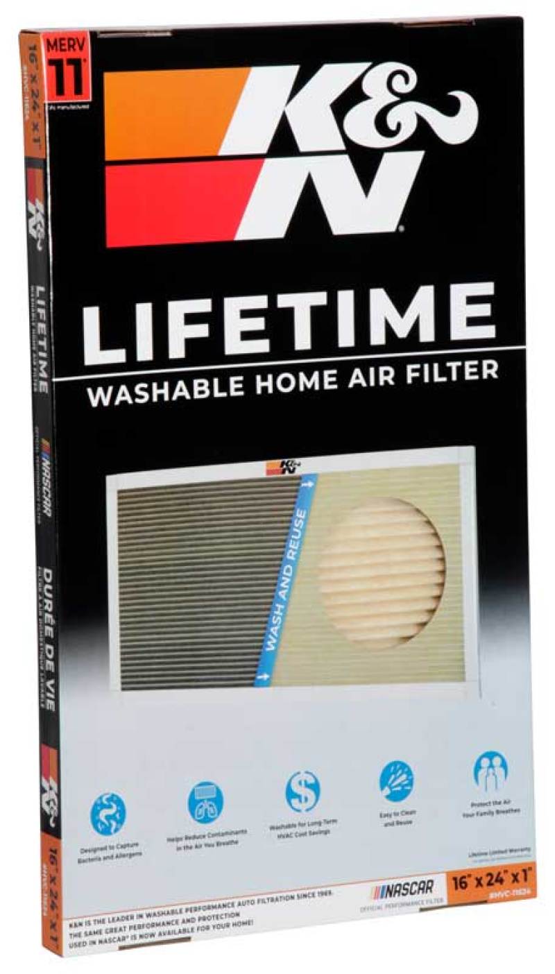 K&N HVAC Filter - 16 x 24 x 1 - Blais Performance Parts