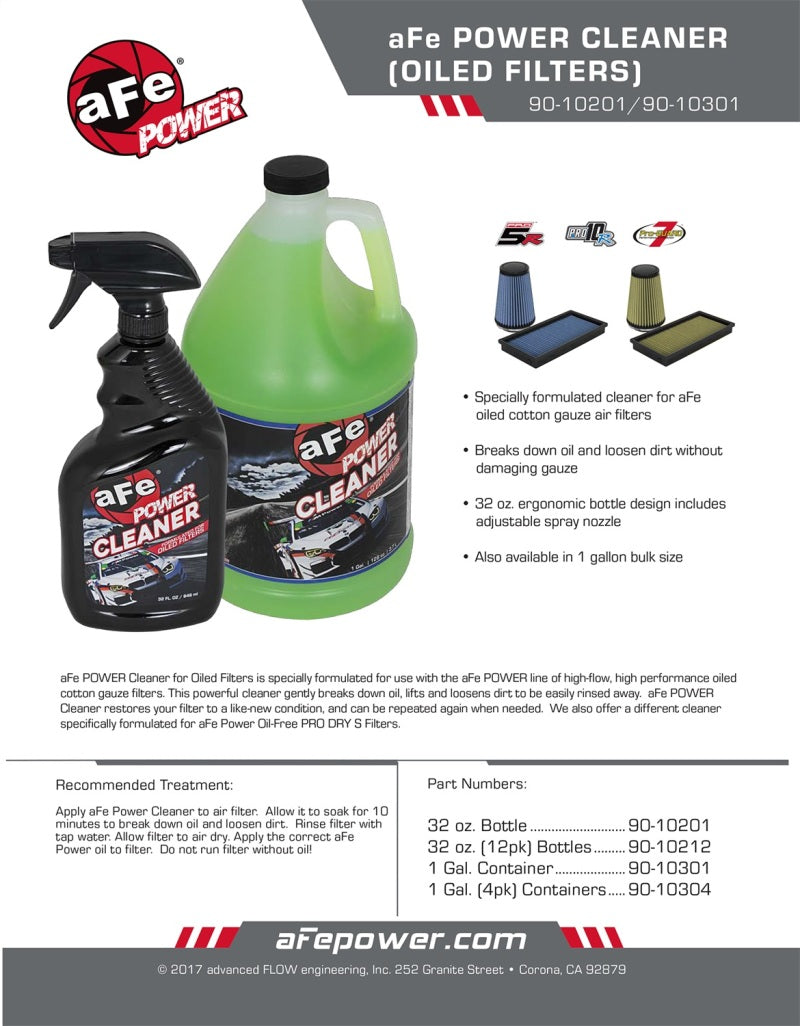 AFE MagnumFLOW Pro 5R Air Filter Power Cleaner 32 oz Spray Bottle - Blais Performance Parts