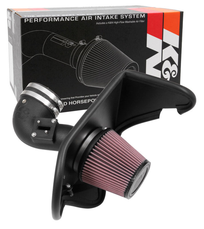 K&N 16-17 Chevrolet Camaro L4-2.0L F/I Turbo Aircharger Performance Intake - Blais Performance Parts