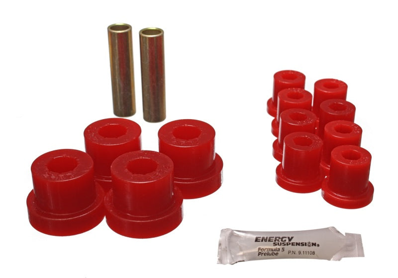 Energy Suspension Jeep Spring Bushing Set - Red - Blais Performance Parts