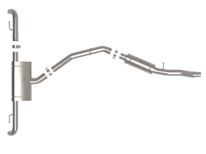 aFe MACH Force-Xp 17-21 Audi Q5 L4-2.0L (T) 3in to 2.5in Stainless Steel Cat-Back Exhaust System - Blais Performance Parts