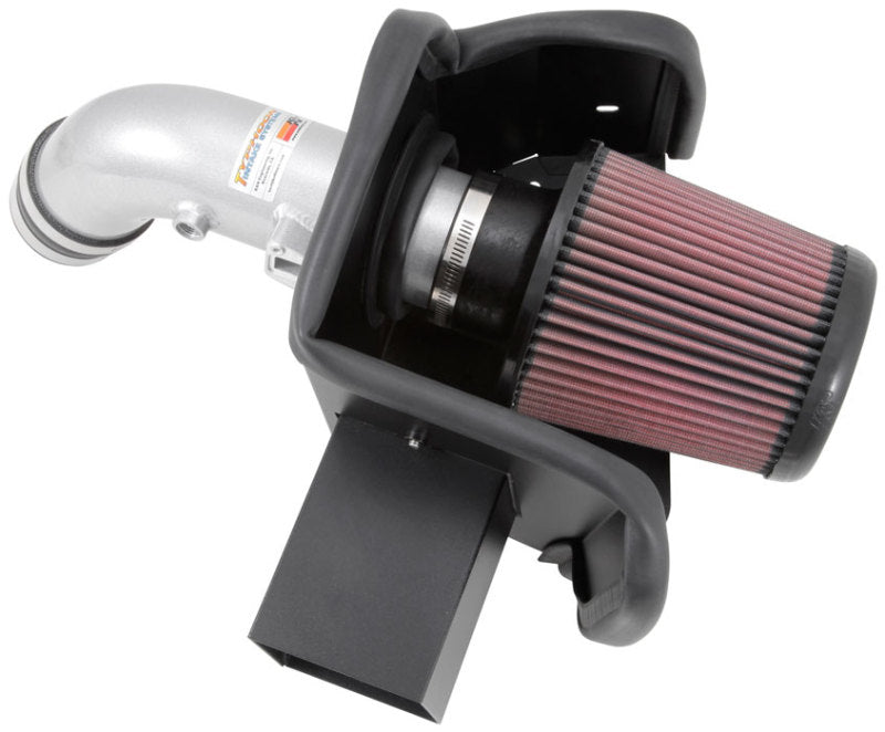 K&N 69 Series Typhoon Performance Intake Kit - Silver for 13-14 Nissan Altima 2.5L L4 - Blais Performance Parts