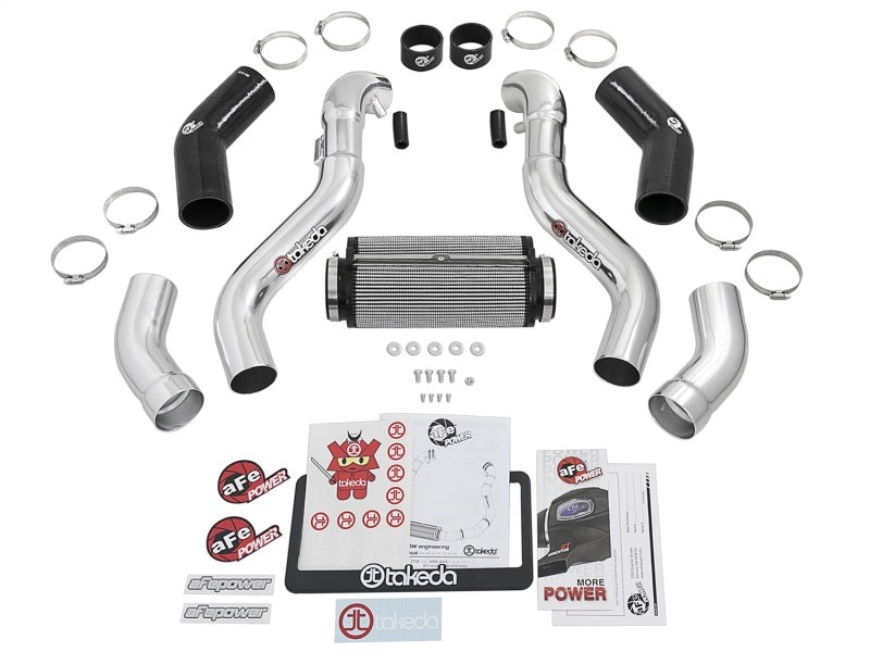 aFe Takeda Intake Stage-2 Polished Pro DRY S 09-17 Nissan 370Z V6 3.7L - Blais Performance Parts