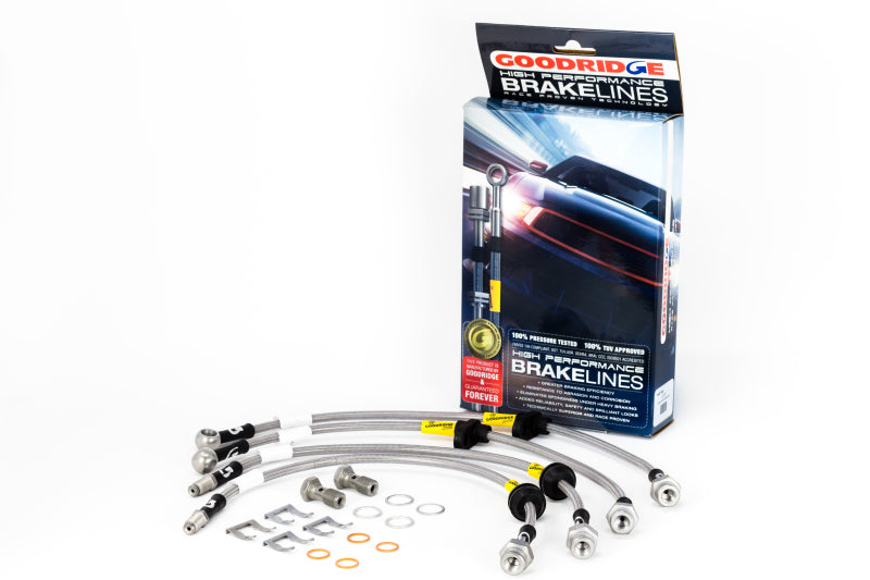 Goodridge 15-16 Ford Focus RS (RS MK3 Only) SS Brake Lines - Blais Performance Parts