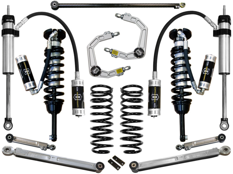 ICON 03-09 Toyota 4Runner/FJ 0-3.5in Stage 6 Suspension System w/Billet Uca - Blais Performance Parts