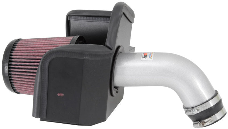 K&N 69 Series Typhoon Performance Intake Kit - Silver for 13-14 Nissan Altima 2.5L L4 - Blais Performance Parts