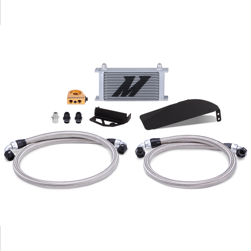 Mishimoto 2017+ Honda Civic Type R Direct Fit Oil Cooler Kit - Silver - Blais Performance Parts