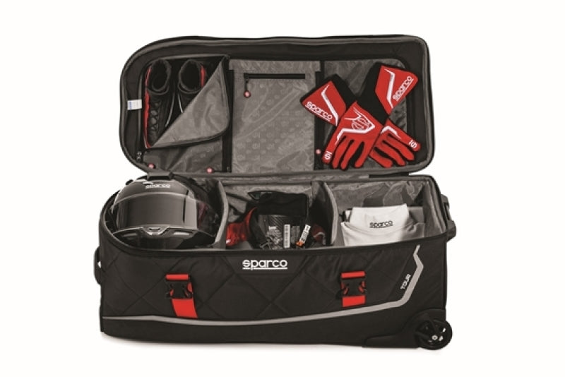 Sparco Tour Bag Martini-Racing Black/Red - Blais Performance Parts