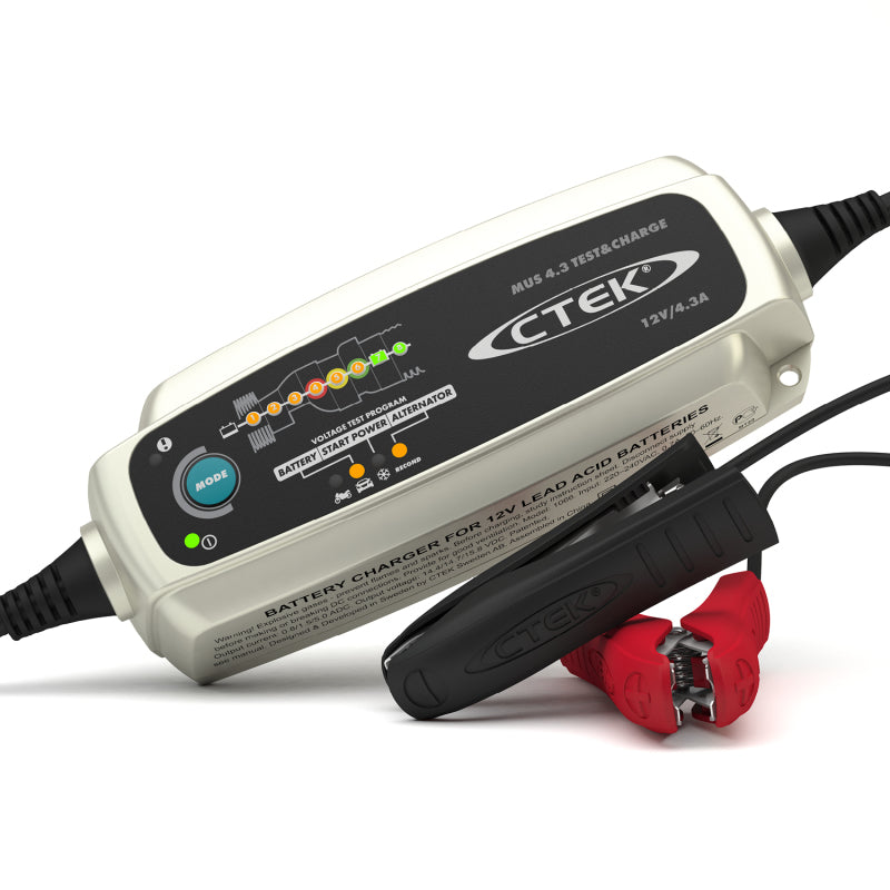 CTEK Battery Charger - MUS 4.3 Test & Charge - 12V - Blais Performance Parts