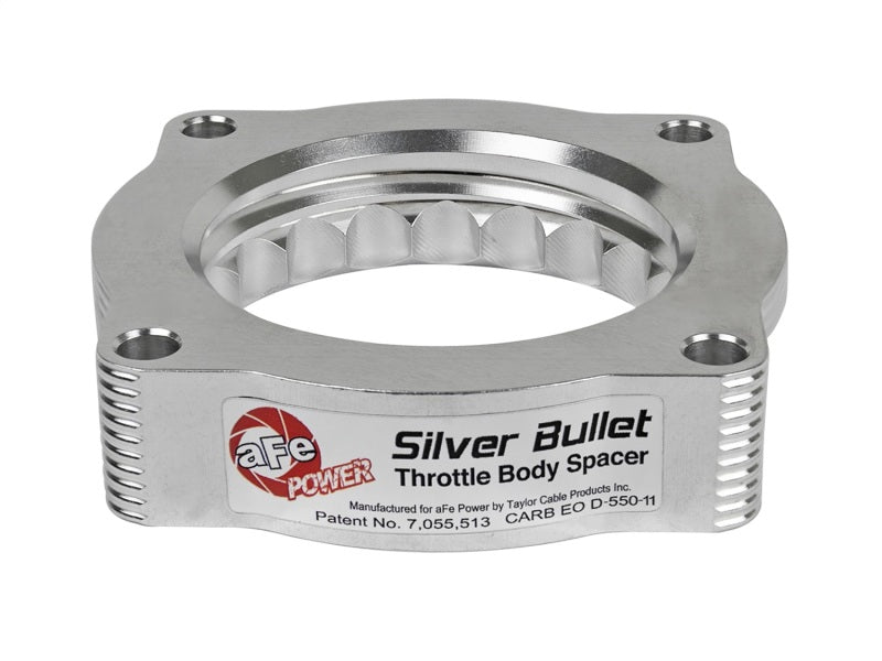 aFe Silver Bullet Throttle Body Spacer N62 Only BMW (E53) 04-09 5series (E60) 04-09 6series (E63/64) - Blais Performance Parts