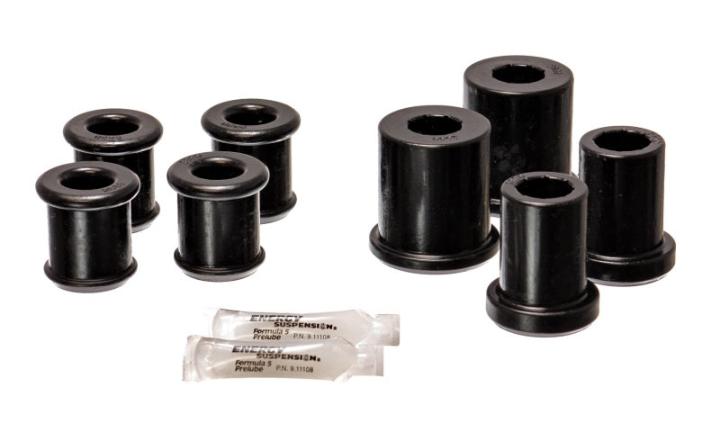 Energy Suspension 04-09 Cadillac XLR/XLR-V / 97-12 Corvette Black Front End C/A Bushing Set - Blais Performance Parts