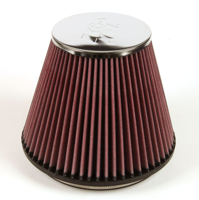 K&N Round Tapered Universal Air Filter 6in Flange ID x 7.5in Base OD x 4.5in Top OD x 6in H - Blais Performance Parts