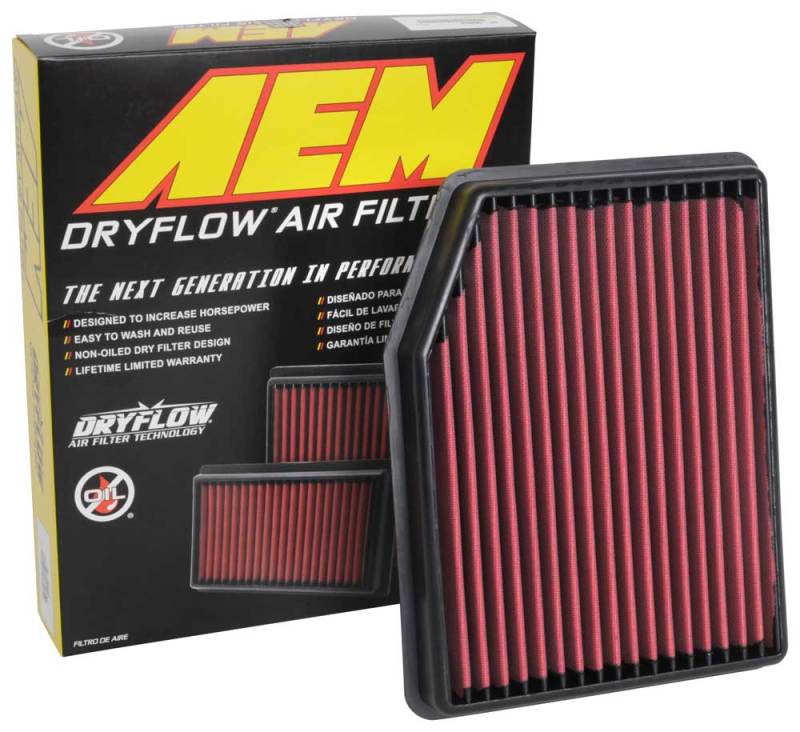 AEM 2019 Chevrolet Silverado 1500 V8-5.3L F/I DryFlow Air Filter - Blais Performance Parts