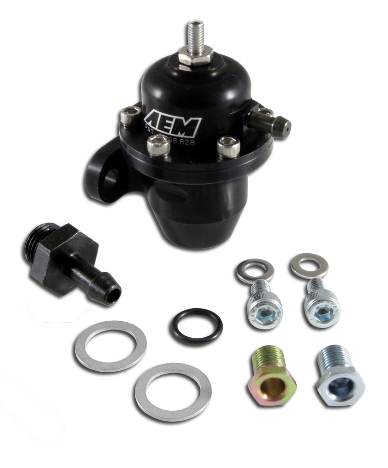 AEM 94-01 Acura Integra / 90-93 Honda Accord / 92-95 Honda Civic / 99-00 Honda Civic Black Adjustabl - Blais Performance Parts