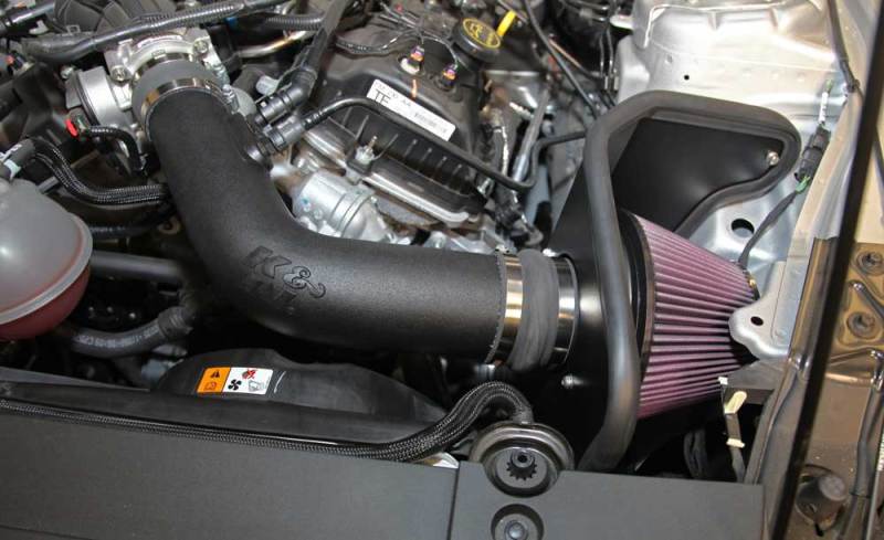 K&N 15-17 Ford Mustang 3.7L V6 F/I Performance Intake Kit - Blais Performance Parts