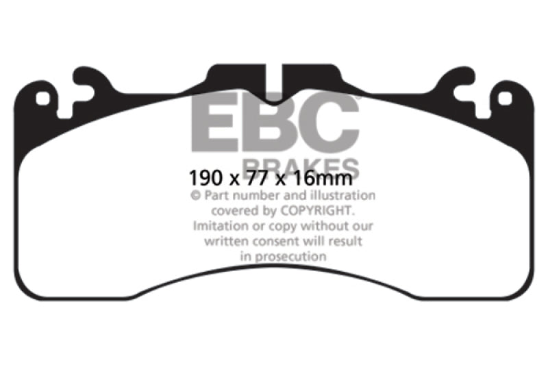 EBC 09+ Lexus LS460 4.6 Sport Redstuff Front Brake Pads - Blais Performance Parts