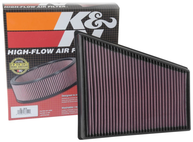 K&N 16-18 Porsche 718 Boxster H4-2.0L Drop In Air Filter - Blais Performance Parts