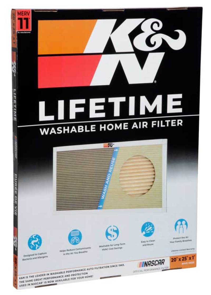 K&N HVAC Filter - 20 x 25 x 1 - Blais Performance Parts