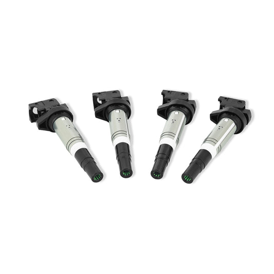 Mishimoto 2002+ BMW M54/N20/N52/N54/N55/N62/S54/S62 Four Cylinder Ignition Coil Set of 4 - Blais Performance Parts