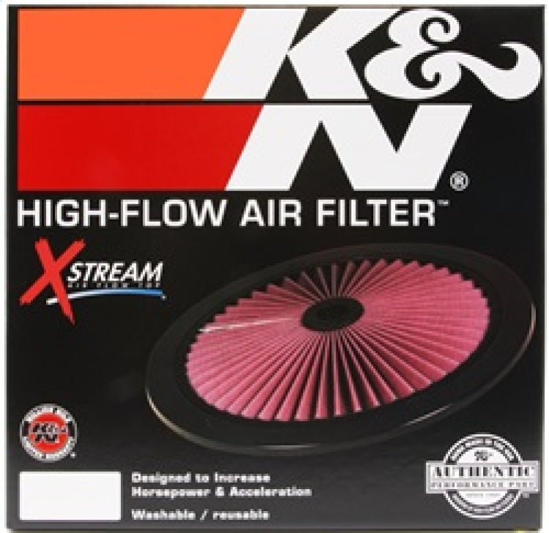 K&N X-Stream Top Filter X-Stream 14 inch OD Black - Blais Performance Parts