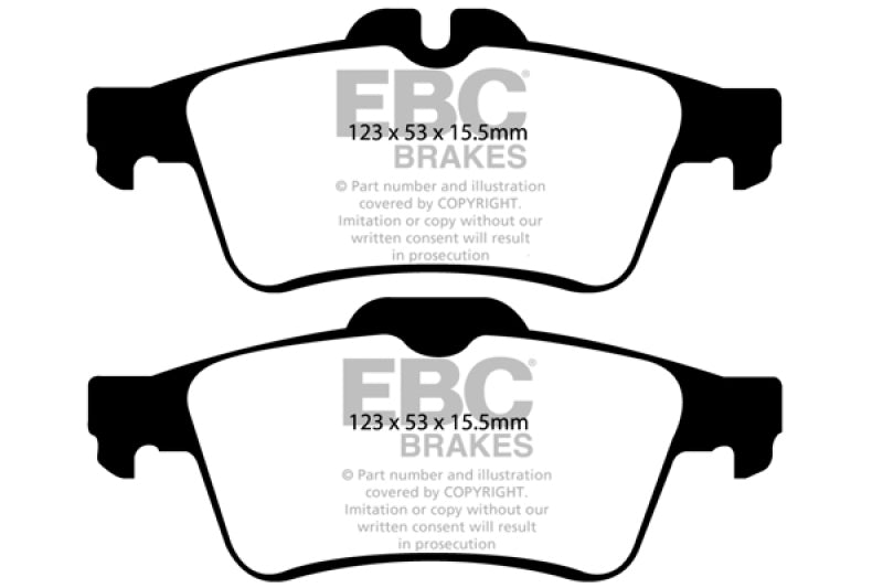 EBC 08-10 Chevrolet Cobalt 2.0 Turbo (SS) Greenstuff Rear Brake Pads - Blais Performance Parts