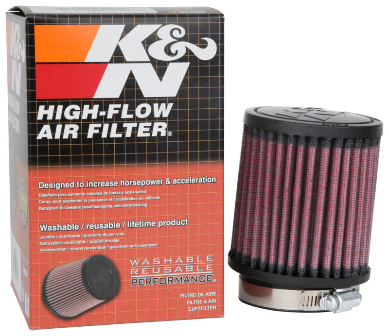 K&N Universal Rubber Filter 2.5 inch 5 Degree FLG 3.5 inch OD 4 inch Height - Blais Performance Parts