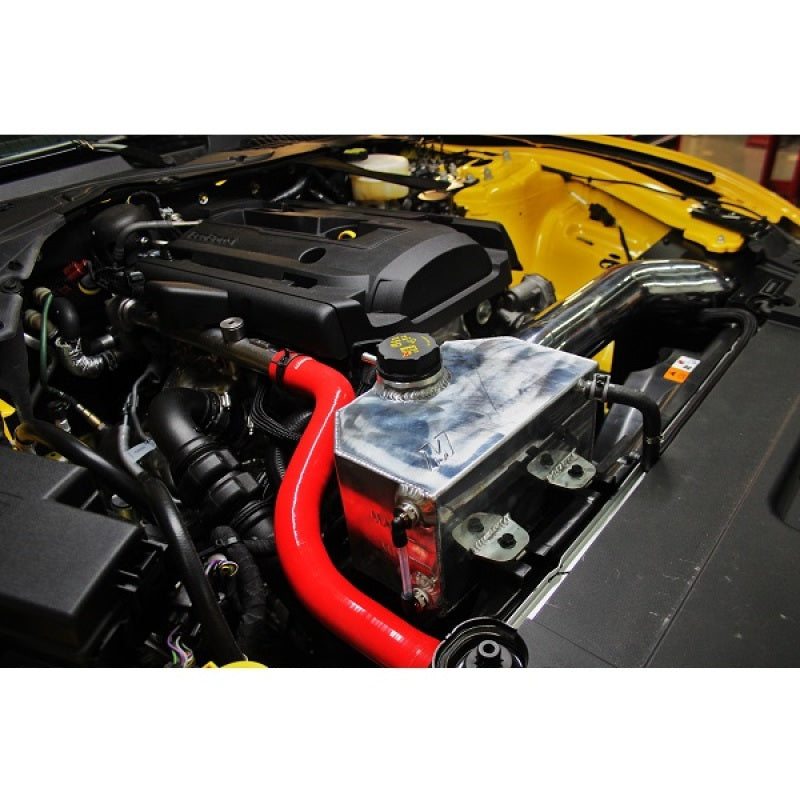 Mishimoto 2015 Ford Mustang EcoBoost / 3.7L / 5.0L  Aluminum Coolant Expansion Tank-Polished - Blais Performance Parts