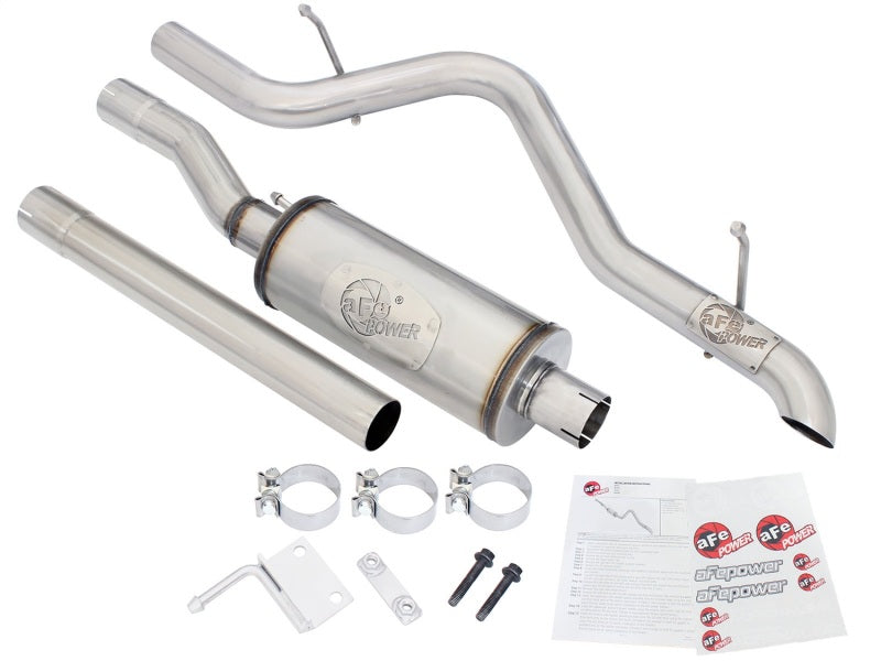 aFe MACHForce XP 2.5in SS-409 Cat-Back Exhaust 07-16 Jeep Wrangler (JK) V6-3.6L/3.8L (2-4 Door) - Blais Performance Parts