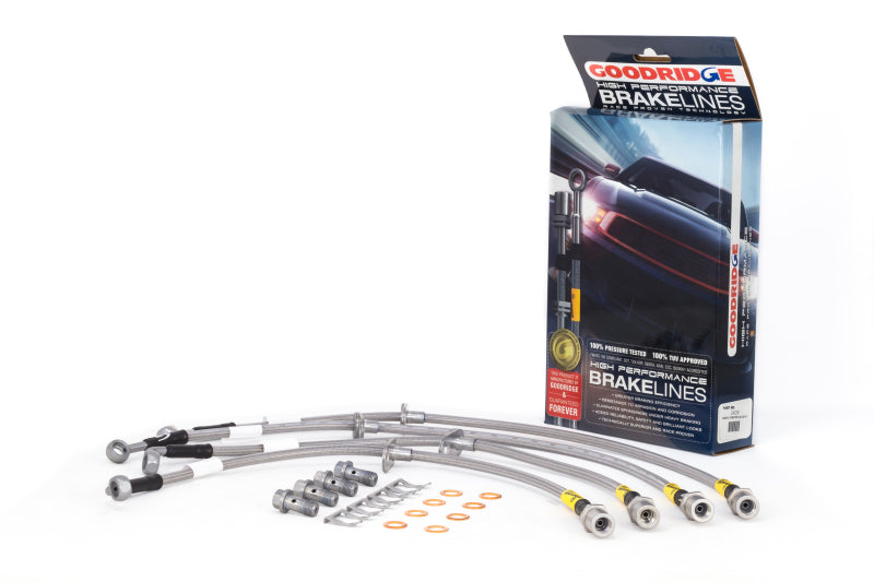 Goodridge 13-15 Subaru Crosstrek XV (All Models) SS Brake Line Kit - Blais Performance Parts