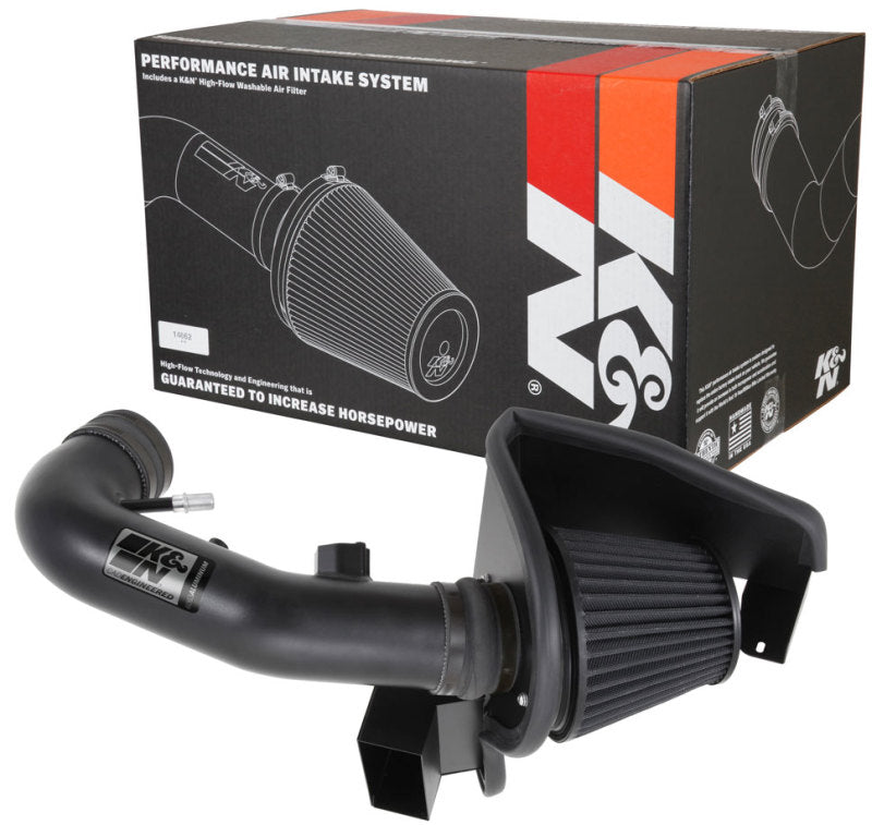 K&N 11-14 Ford Mustang GT 5.0L V8 Black Performance Intake Kit - Blais Performance Parts