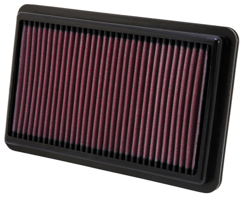 K&N Replacement Air Filter 10.188in O/S Length x 6.375in O/S Width x 1.063in H for 12 Honda Civic Si - Blais Performance Parts