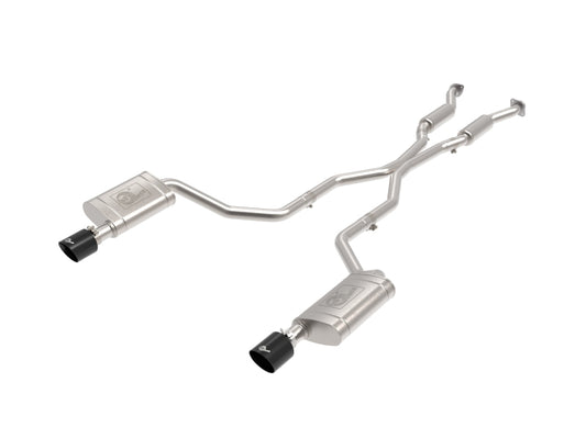 aFe 11-21 Dodge Durango V6-3.6L / V8-5.7L MACH Force-Xp 304 SS Cat-Back Exhaust System w/ Black Tip - Blais Performance Parts