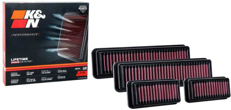 K&N BMW X3M/X4M L6-3.0L F/I Turbo Drop In Air Filter - Blais Performance Parts