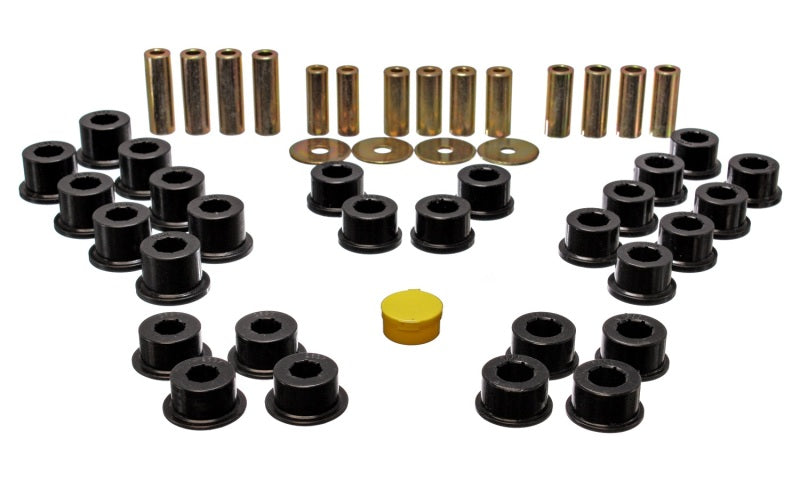 Energy Suspension 90-97 Mazda Miata Black Rear Control Arm Bushing Set - Blais Performance Parts