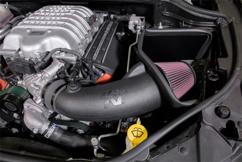 K&N 18-19 Jeep Grand Cherokee Trackhawk V8-6.2L F/I Aircharger Performance Intake - Blais Performance Parts