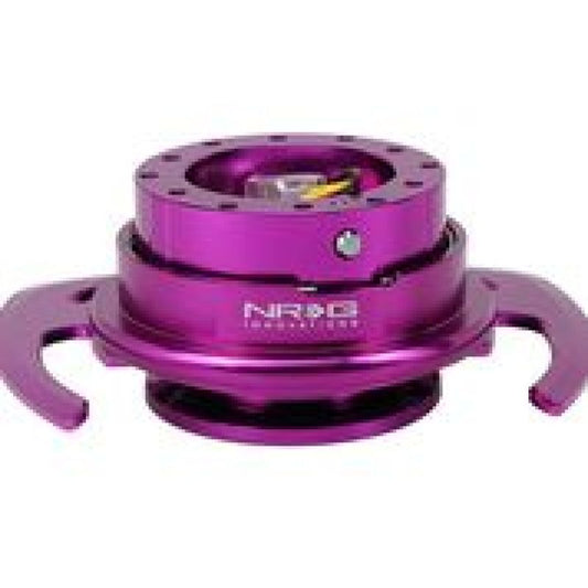 NRG Quick Release Kit Gen 4.0 - Purple Body / Purple Ring w/ Handles - Blais Performance Parts