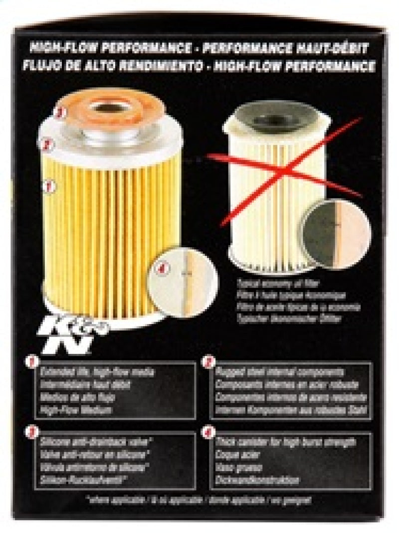 K&N Oil Filter OIL FILTER; AUTOMOTIVE - Blais Performance Parts